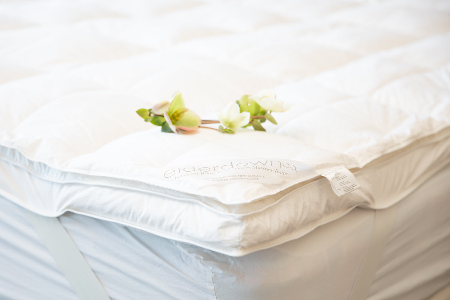 Eiderdown White Goose Down Mattress Topper